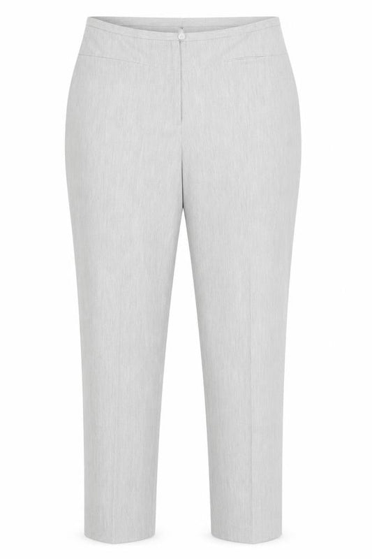 Agenda Womens Silver  Polyester Dress Pants Trousers Size 18 L28 in Regular Button