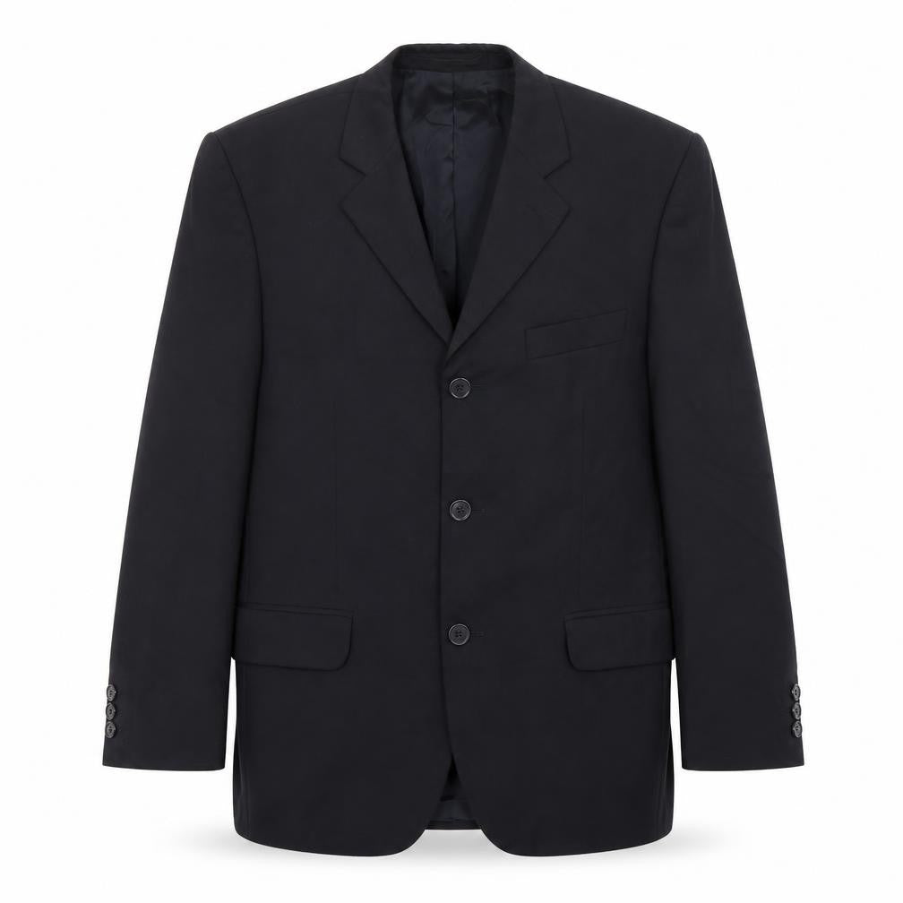 Burton Mens Blue  Polyester Jacket Blazer Size 38