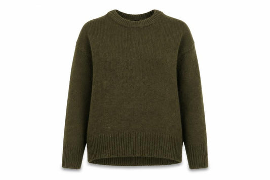 New Look Womens Green  Acrylic Pullover Sweatshirt Size S  Pullover