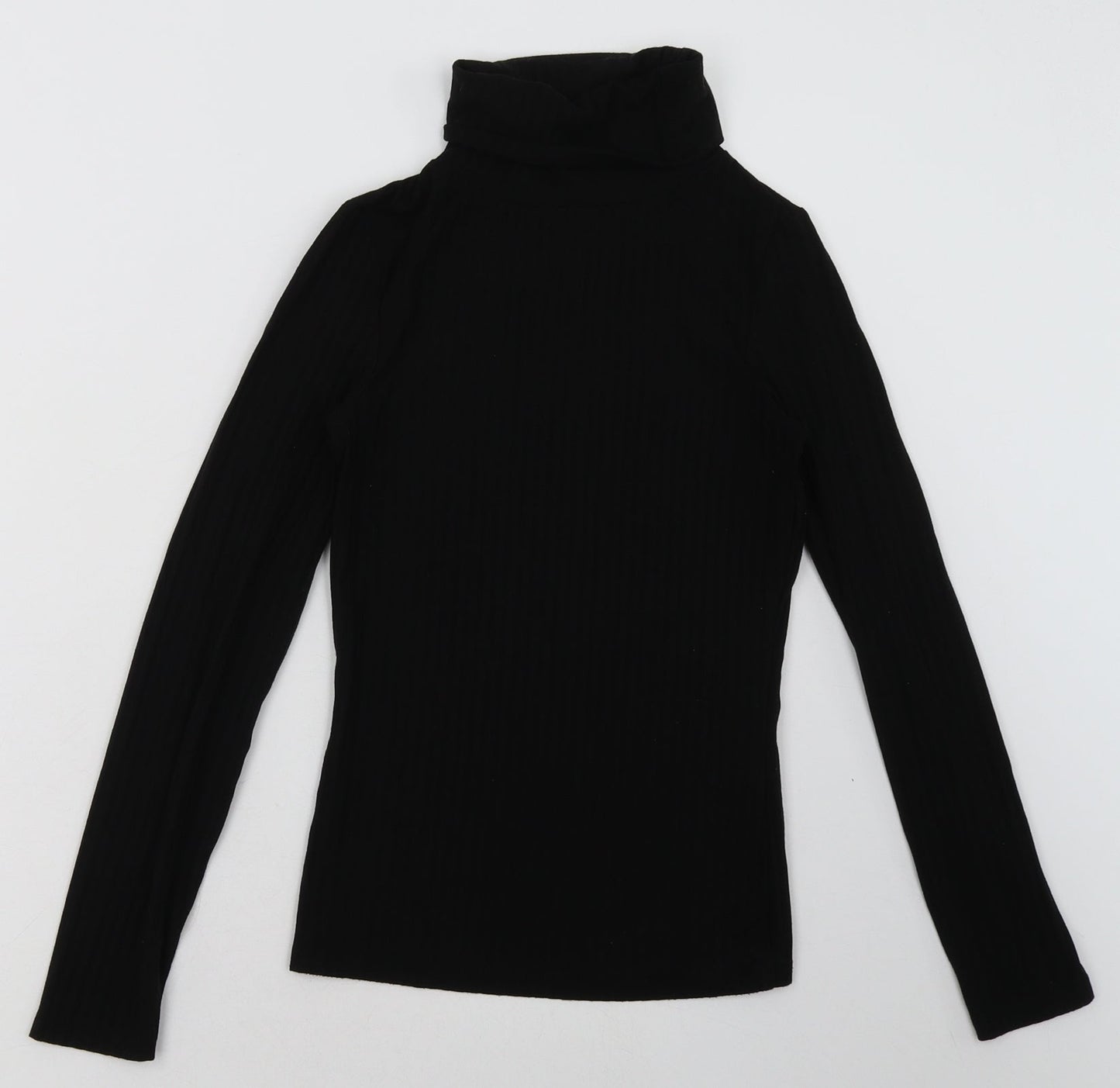 New Look Womens Black  Polyester Pullover Sweatshirt Size 8  Pullover