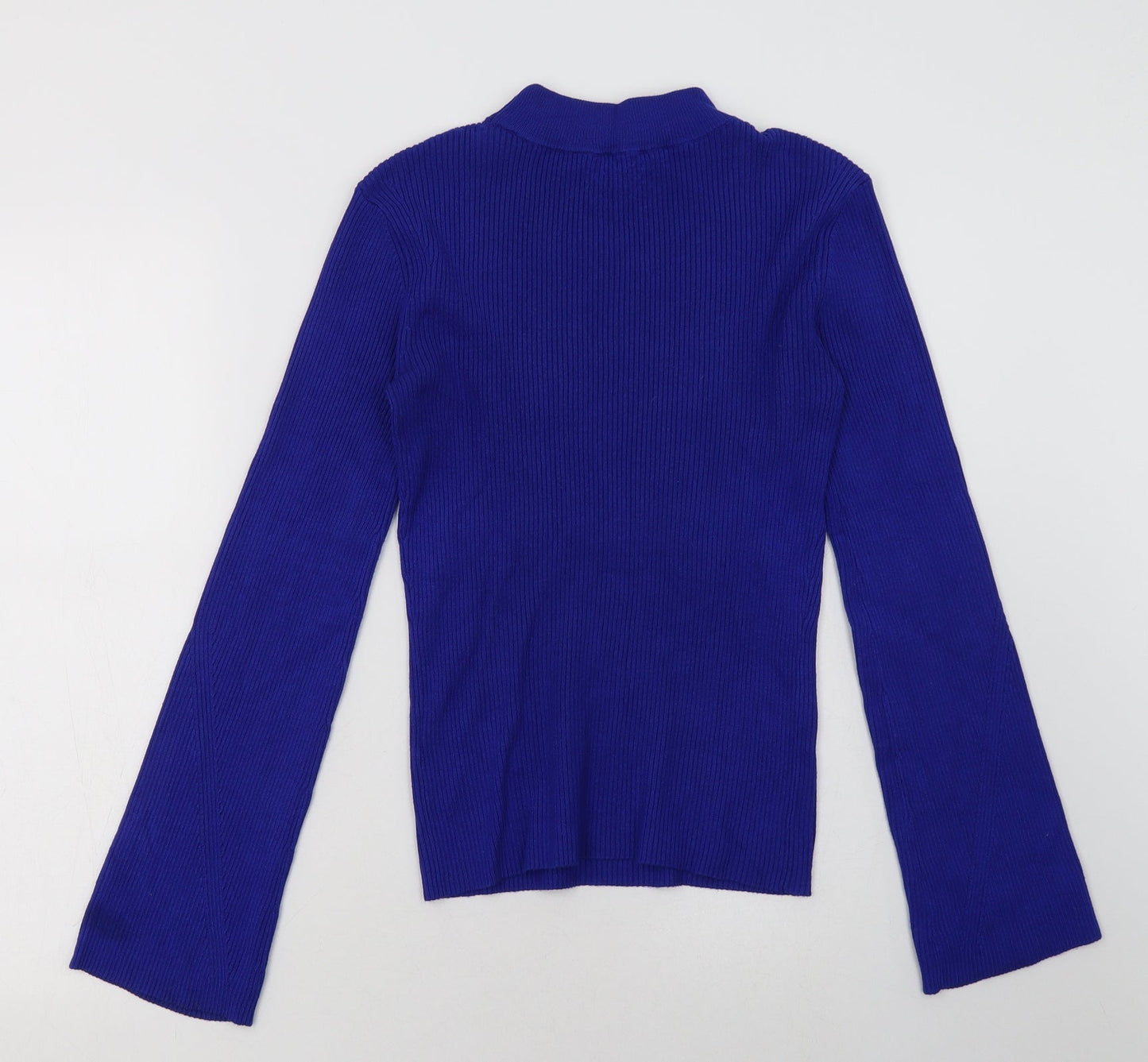 Debenhams Womens Blue  Viscose Pullover Sweatshirt Size 12  Pullover