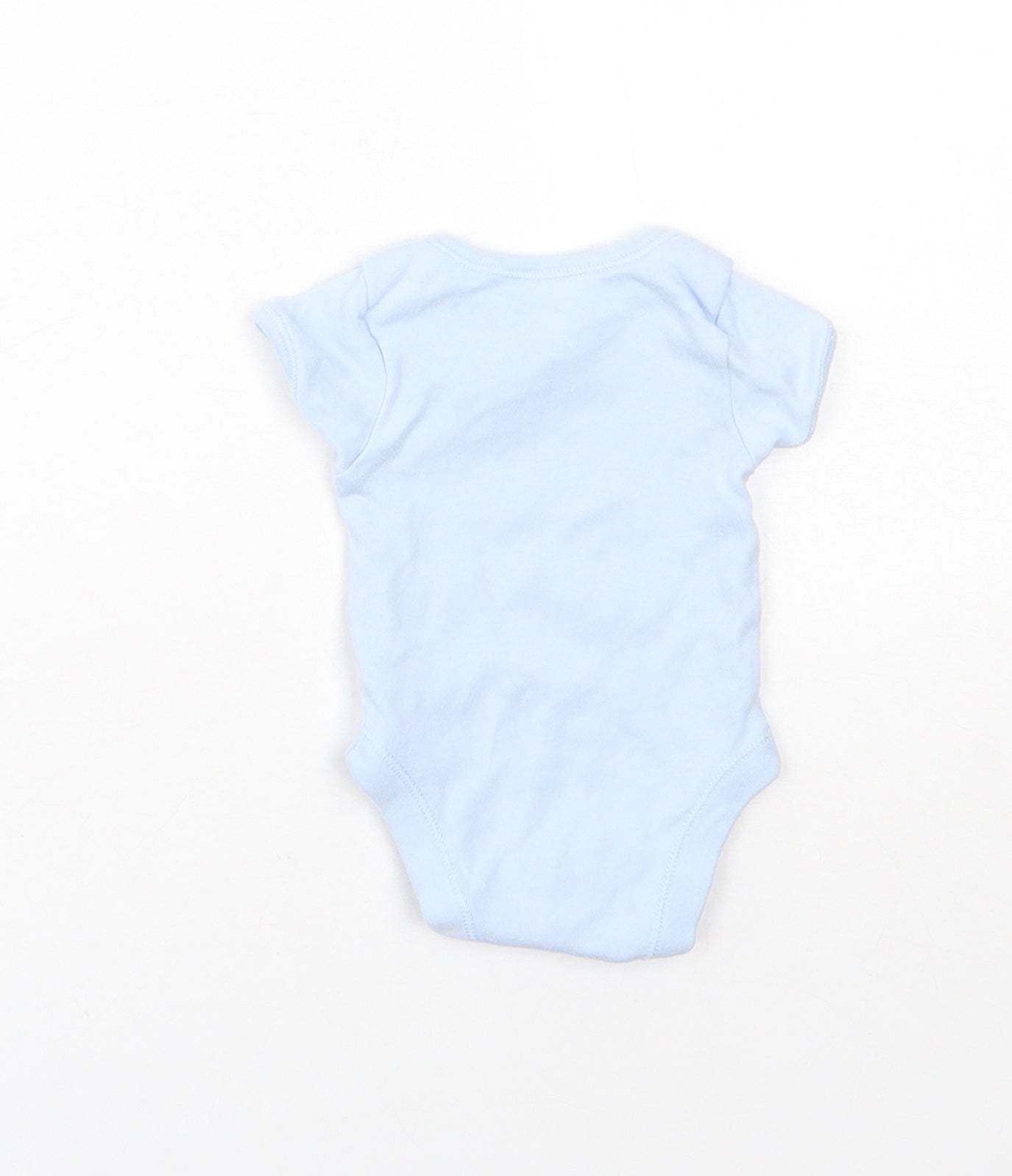George Baby Blue  Cotton Babygrow One-Piece Size Newborn  Snap - Panda