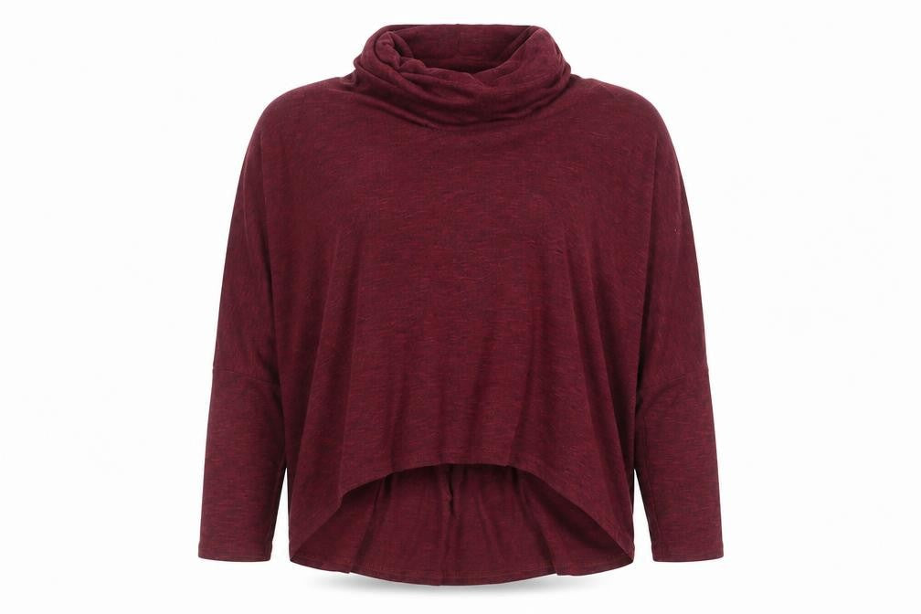 New Look Womens Purple Roll Neck  Polyester Pullover Jumper Size 12