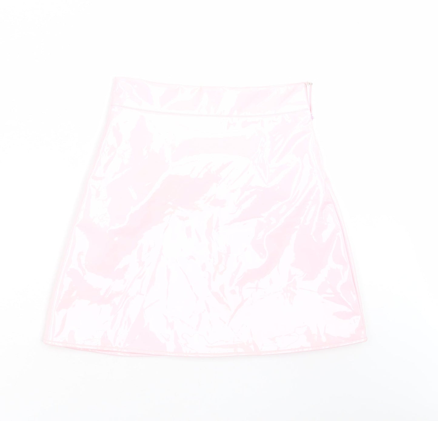 egrels Womens Pink  Polyester A-Line Skirt Size S