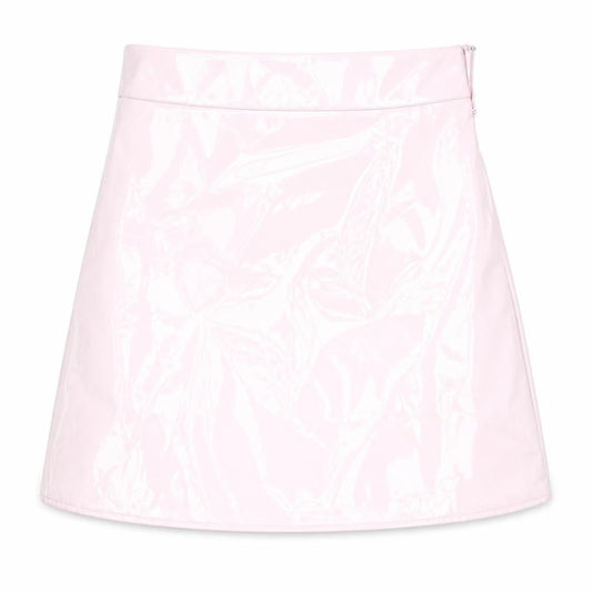 egrels Womens Pink  Polyester A-Line Skirt Size S