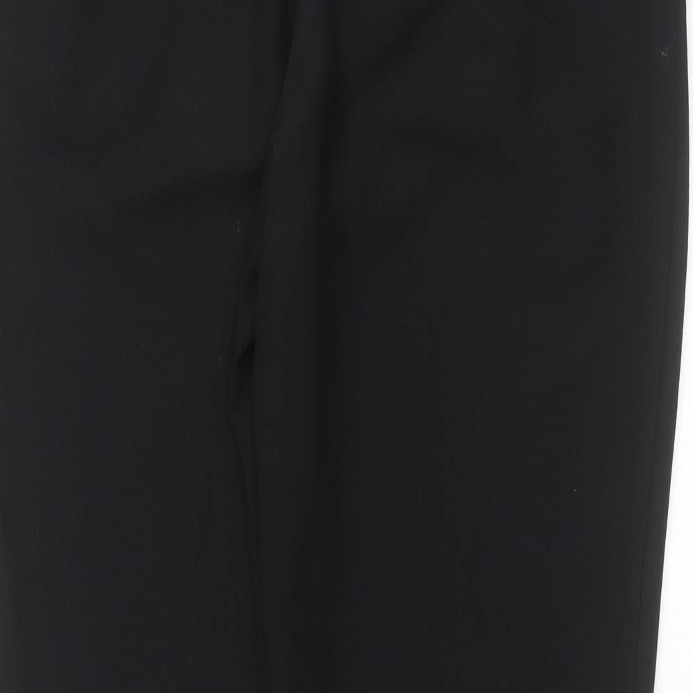 New Look Womens Black  Polyester Trousers  Size 12 L26 in Regular