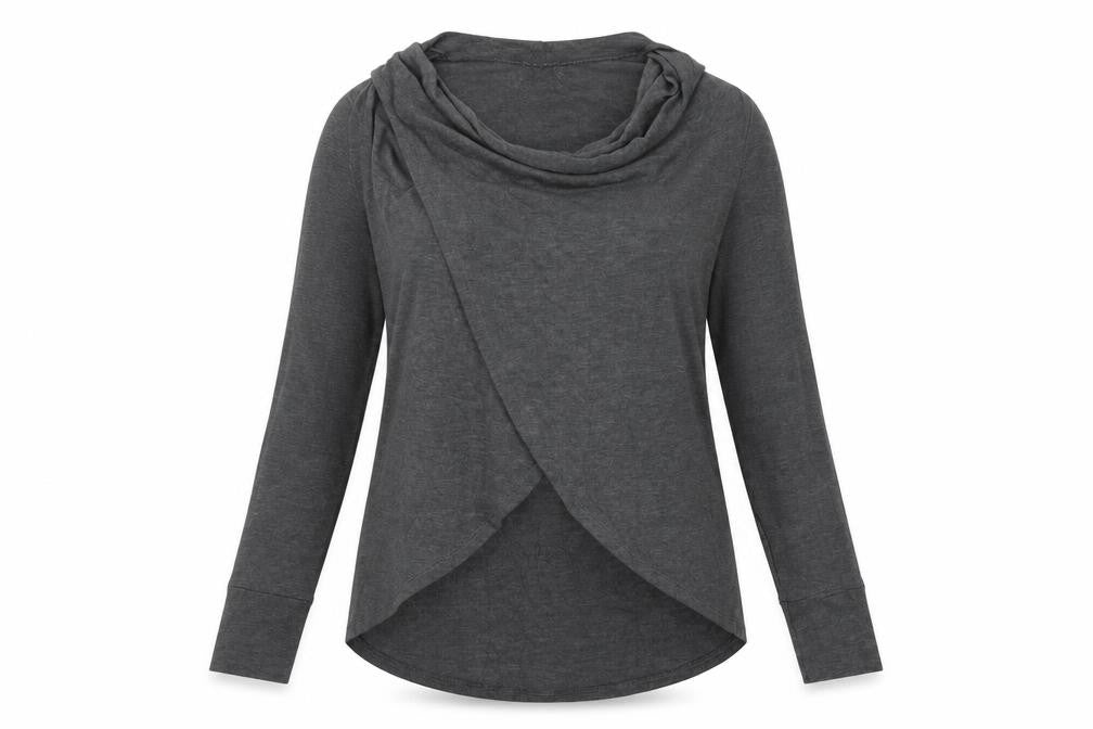 Caroline Morgan Womens Grey Round Neck  Viscose Pullover Jumper Size 8