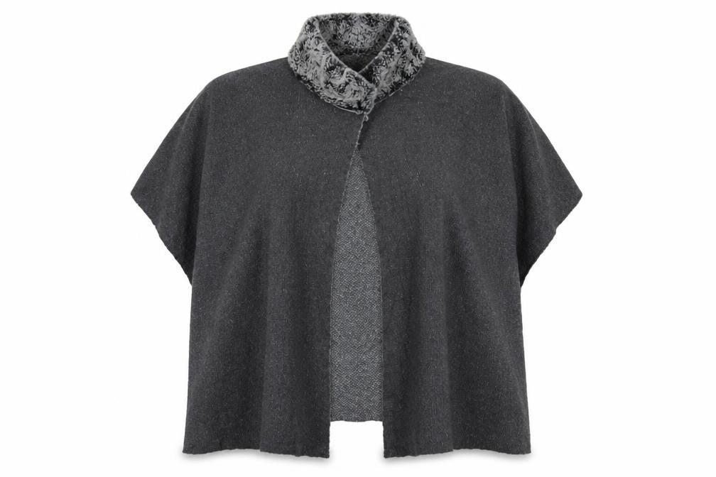 Marks & Spencer Womens Grey High Neck  Acrylic Cardigan Jumper One Size