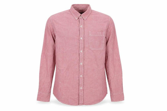 American Rag Mens Pink  Cotton  Button-Up Size M Collared