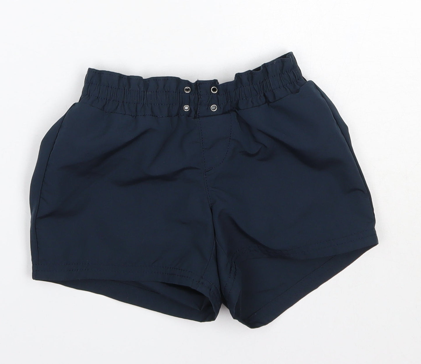 Lands' End Boys Blue  Polyester Sweat Shorts Size 6-7 Years  Regular