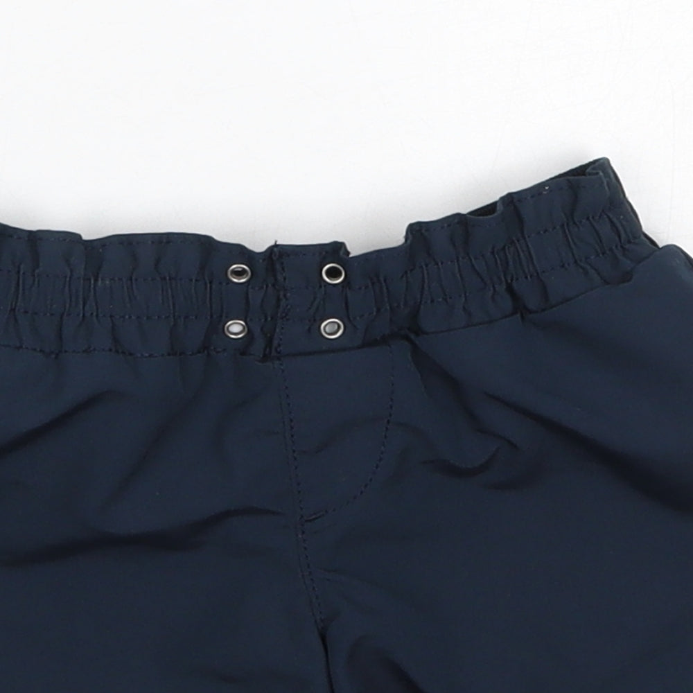 Lands' End Boys Blue  Polyester Sweat Shorts Size 6-7 Years  Regular