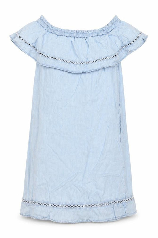 F&F Womens Blue  Lyocell A-Line  Size 10  Off the Shoulder Pullover
