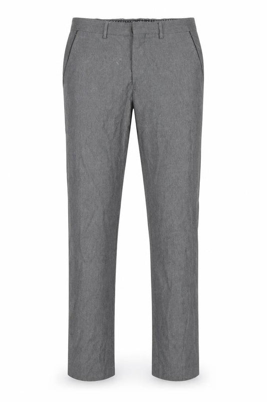 Peacocks Mens Grey  Polyester Dress Pants Trousers Size 30 in L28 in Regular Hook & Eye