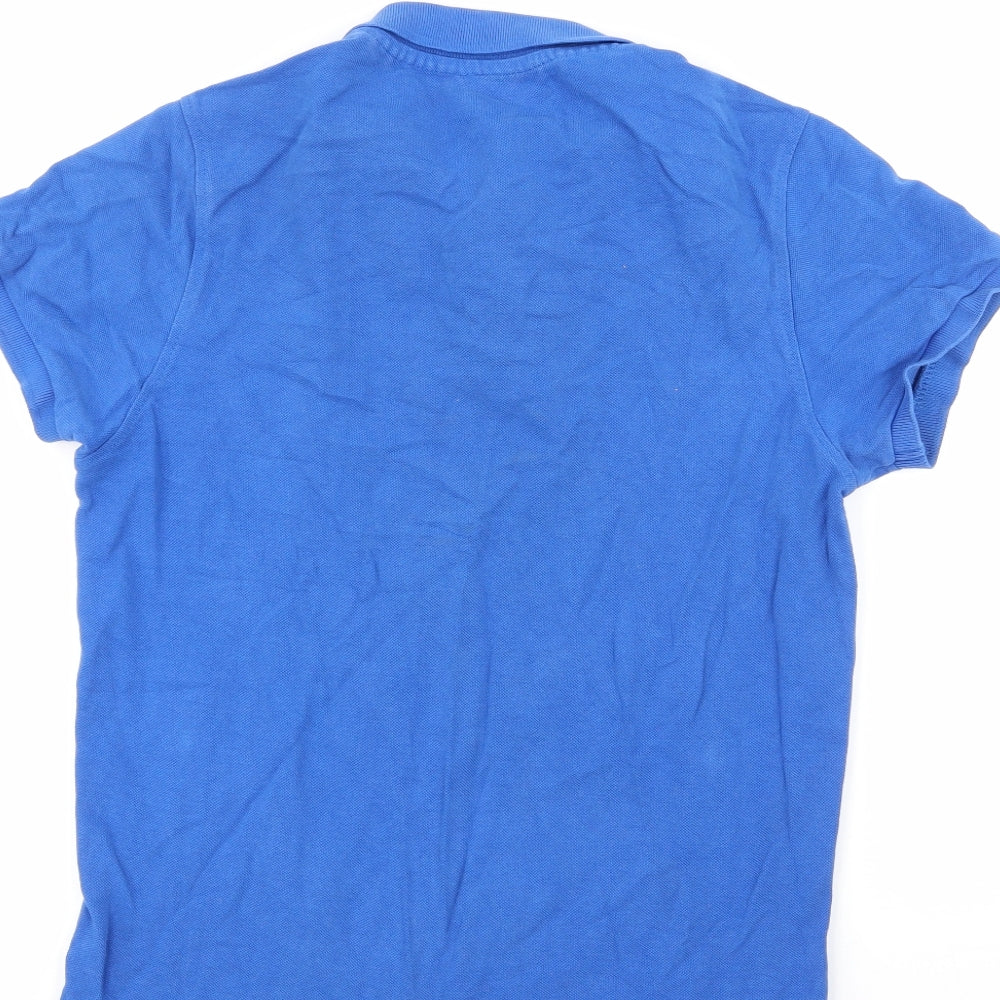 industrialize Mens Blue  100% Cotton  Polo Size XS Collared