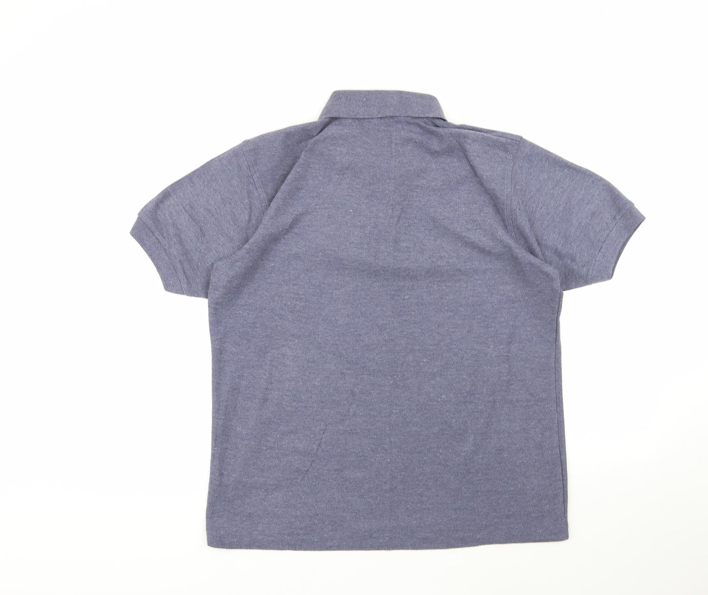 Casual Club Mens Purple  Polyester  Polo Size M Collared