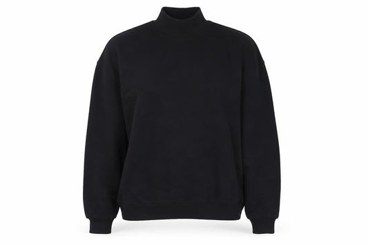 ASOS Womens Black Round Neck  Cotton Pullover Jumper Size XS
