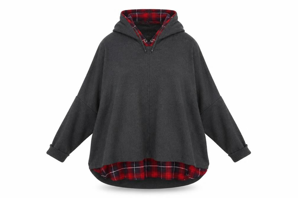 NEXT Womens Grey  Cotton Pullover Hoodie Size 10