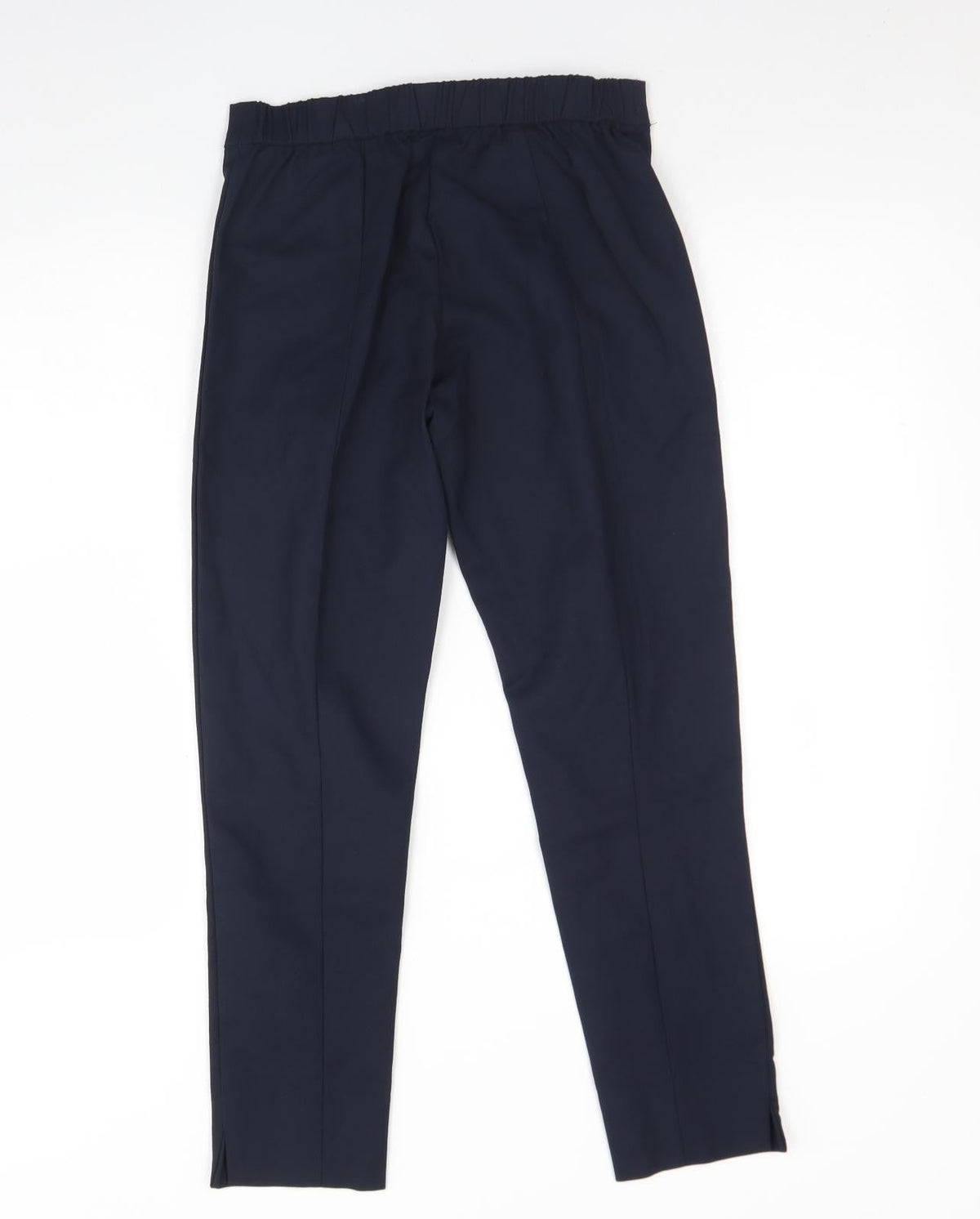Preworn Womens Blue  Cotton Trousers  Size S L26 in Regular