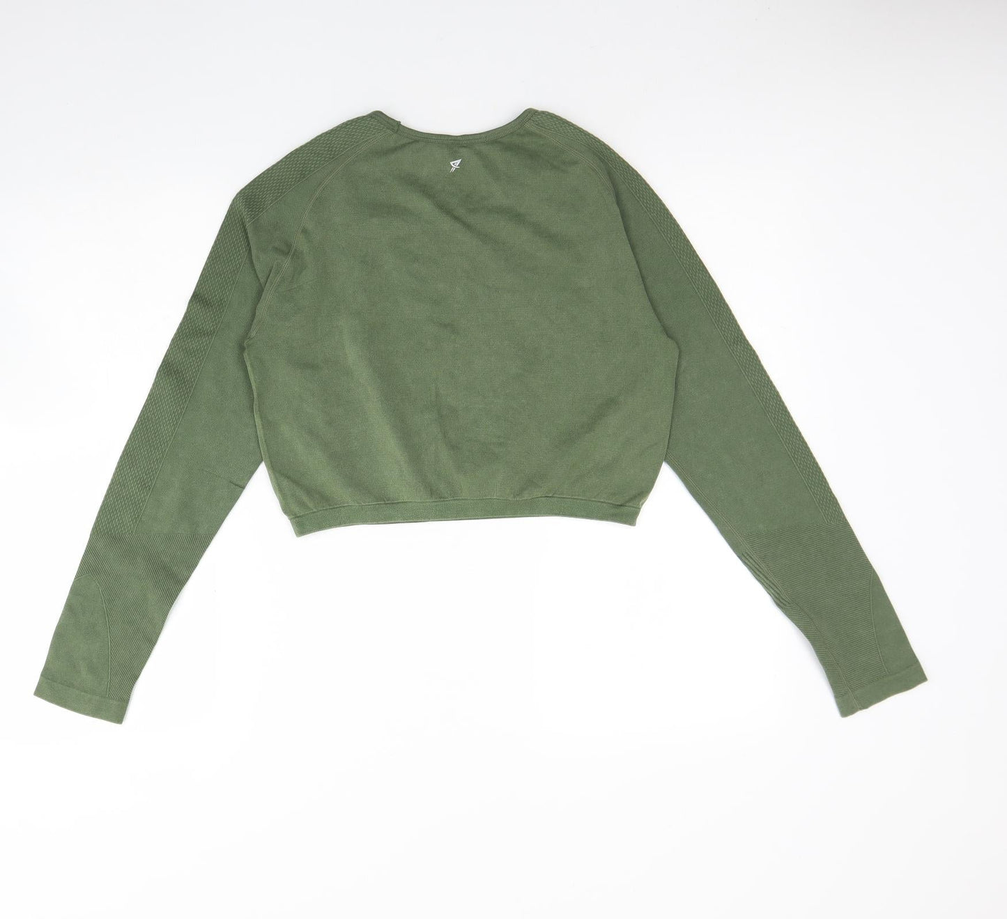 Workout Girls Green  Polyamide Basic T-Shirt Size 14 Years Round Neck