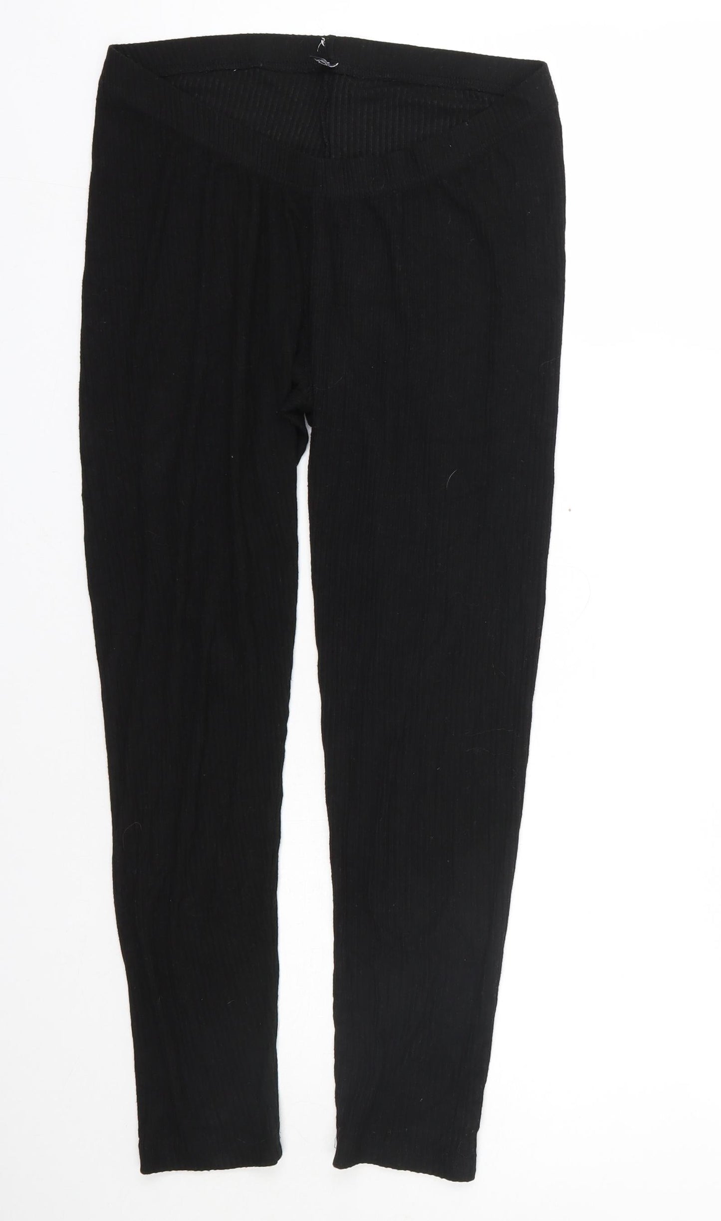 ASOS Womens Black  Viscose Jogger Trousers Size 12 L24 in Regular