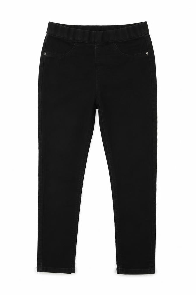 Matalan Girls Black  Cotton Jegging Trousers Size 9 Months  Regular