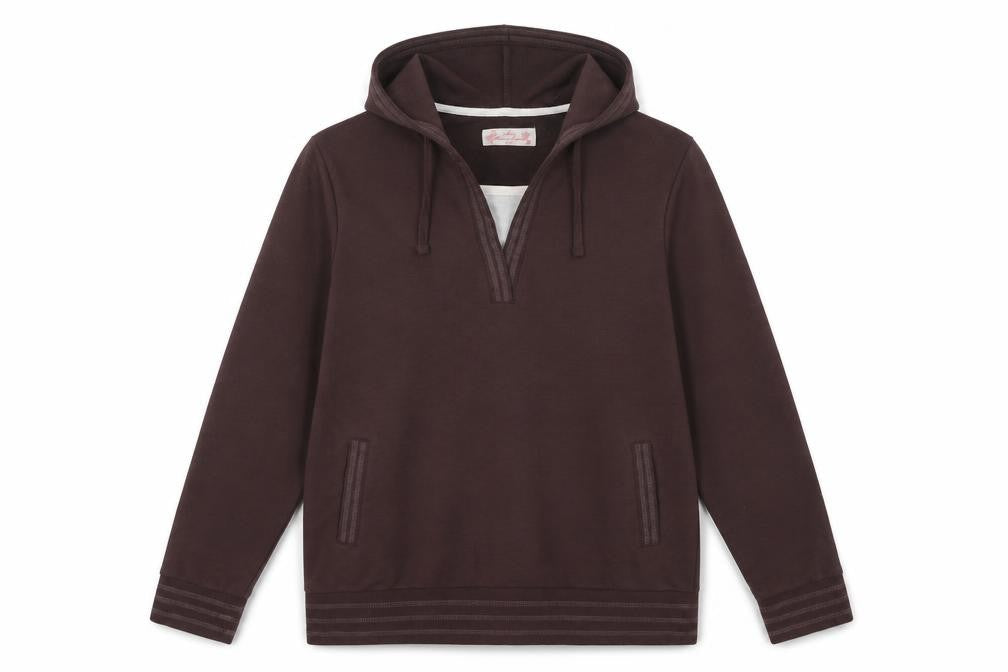 BM Womens Brown  Polyacrylate Fibre Pullover Hoodie Size M  Pullover