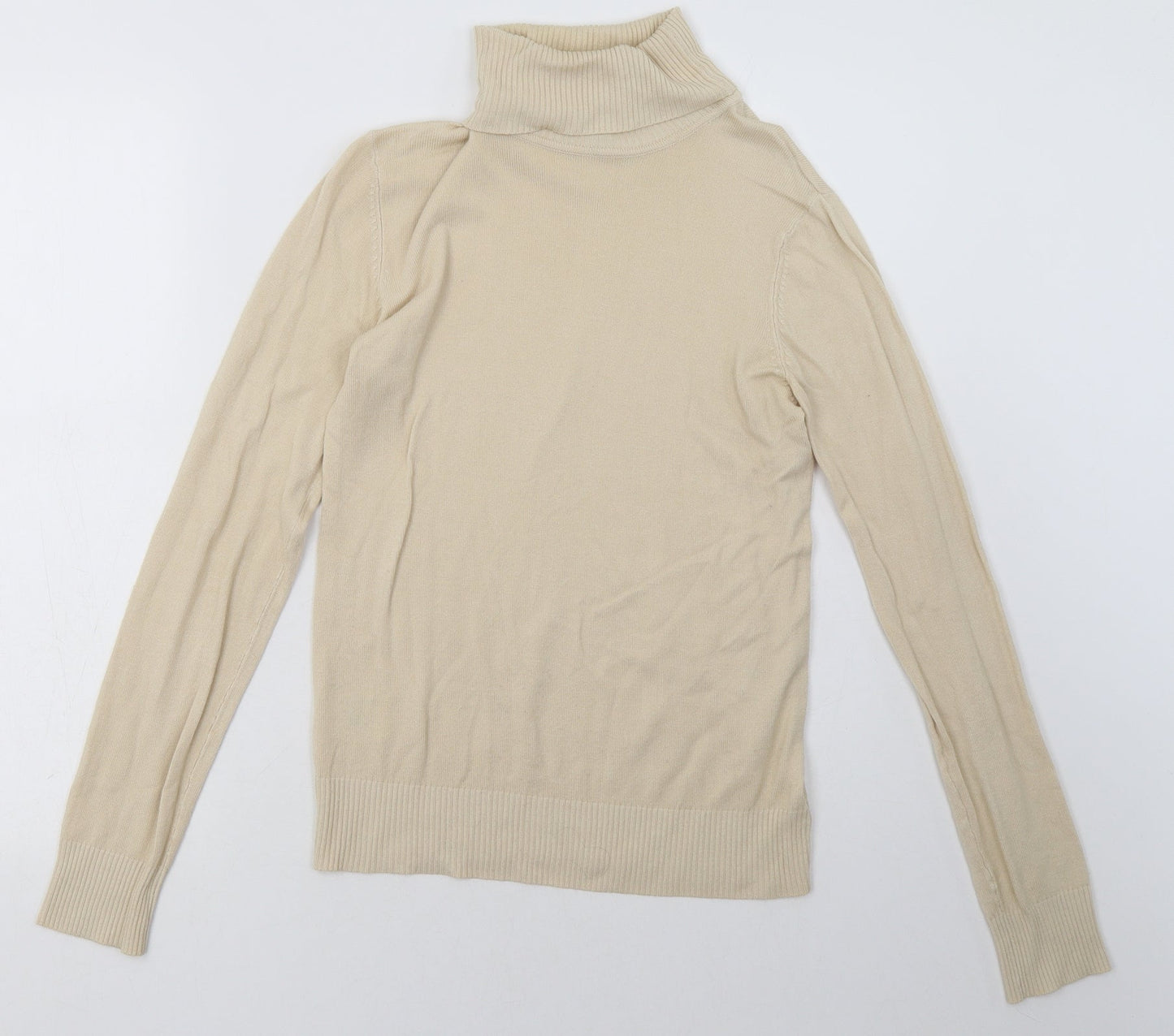 Matalan Womens Beige  Viscose Pullover Sweatshirt Size 12  Pullover