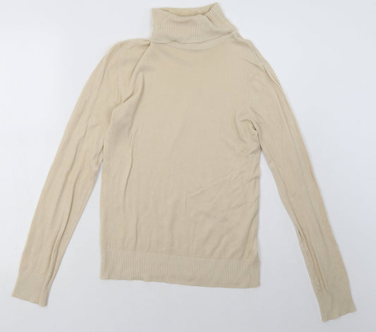 Matalan Womens Beige  Viscose Pullover Sweatshirt Size 12  Pullover