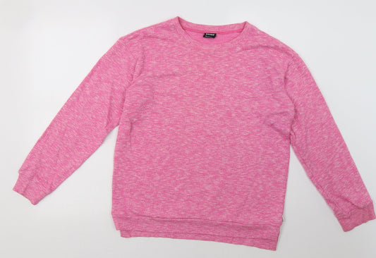 Bonds Womens Pink  Cotton Pullover Sweatshirt Size S  Pullover