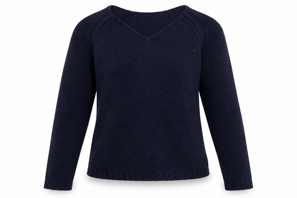 Avenue Womens Blue  Acrylic Pullover Sweatshirt Size S  Pullover