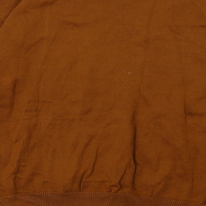 Preloved Avenue Womens Brown  Cotton Pullover Sweatshirt Size 10  Pullover - Label
