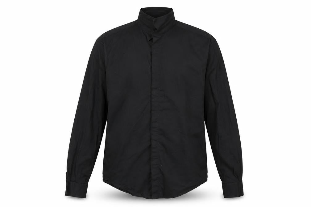 Antony Morato Mens Black  Cotton  Button-Up Size M Collared