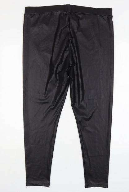 Preloved Primark Womens Black  Polyester Jegging Jeans Size XL L28 in Regular - Back
