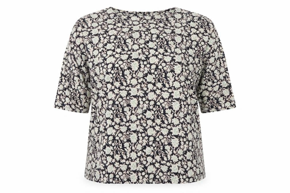 Marks & Spencer Womens Multicoloured Round Neck Floral Polyester Pullover Jumper Size 18