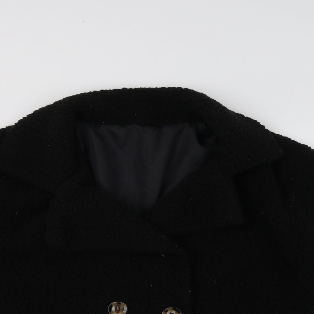 Preworn Womens Black   Jacket  Size M  Button