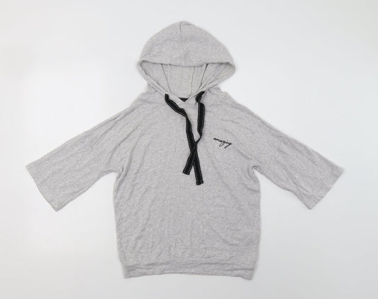 Primark Womens Grey  Viscose Pullover Hoodie Size S   - Amazing
