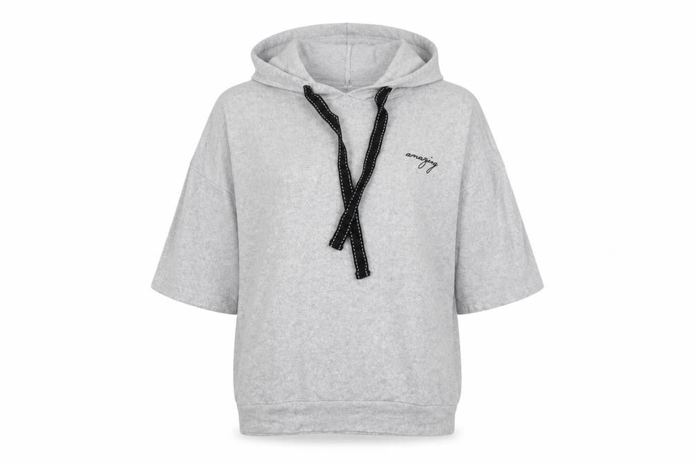 Primark Womens Grey  Viscose Pullover Hoodie Size S   - Amazing
