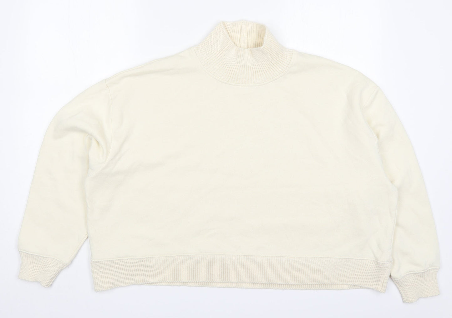 Primark Womens Beige  Cotton Pullover Sweatshirt Size 18  Pullover
