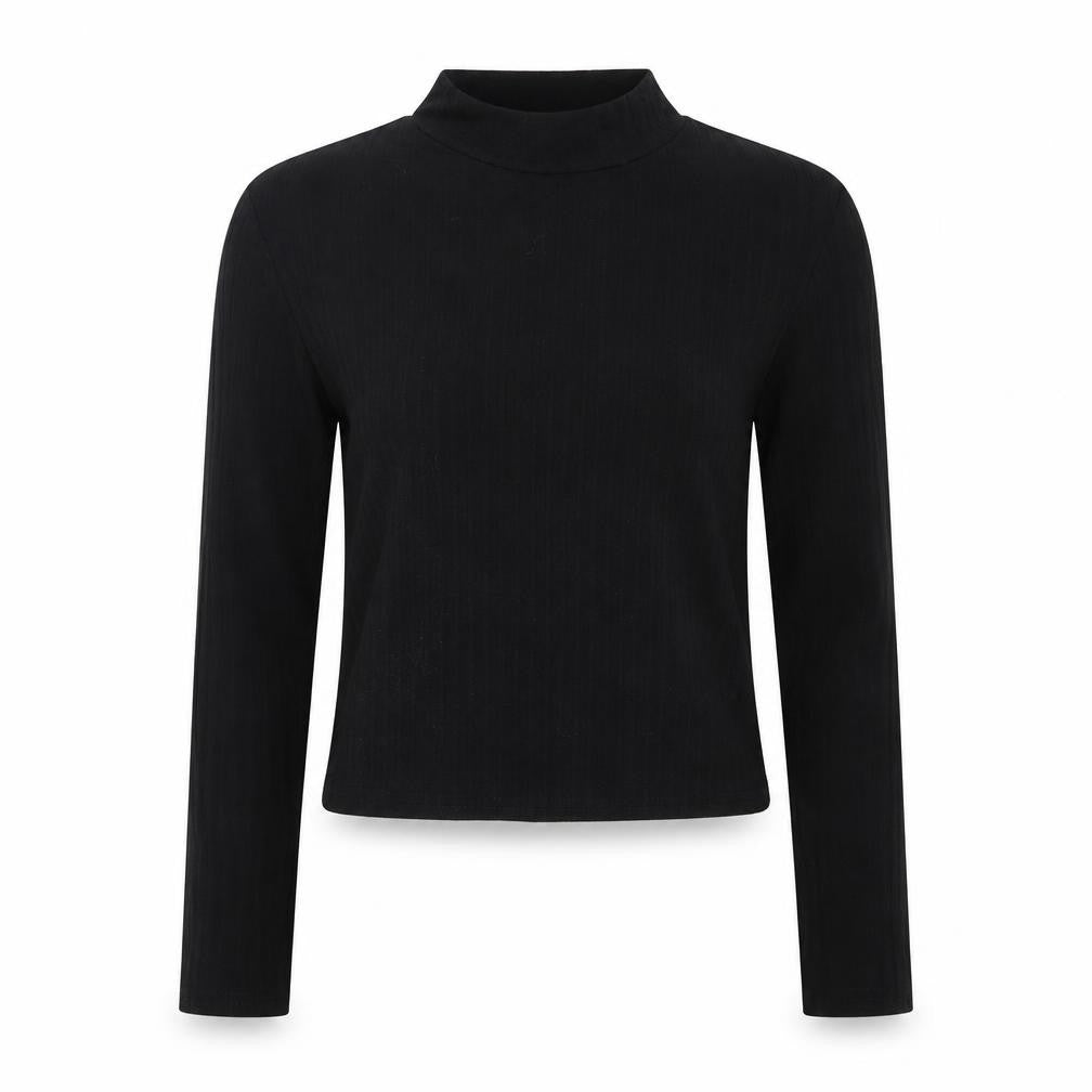 915 Generation Girls Black  Polyester Cropped T-Shirt Size 12-13 Years Crew Neck
