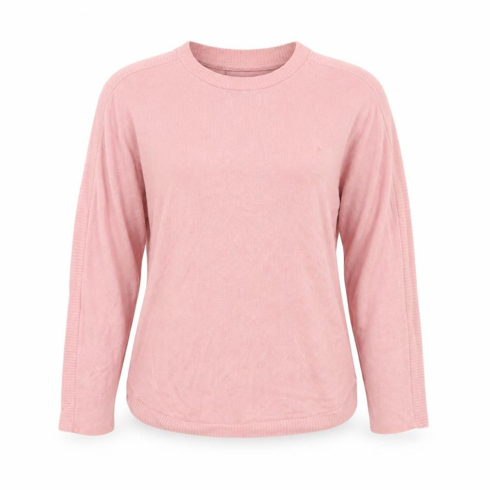 George Womens Pink Crew Neck  Viscose Pullover Jumper Size S