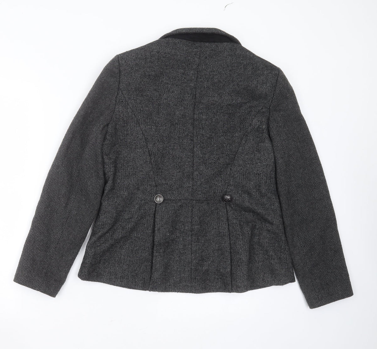Primark Womens Grey  Polyester Jacket Blazer Size 14