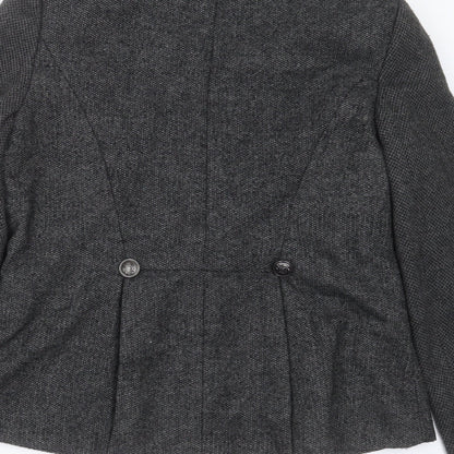 Primark Womens Grey  Polyester Jacket Blazer Size 14