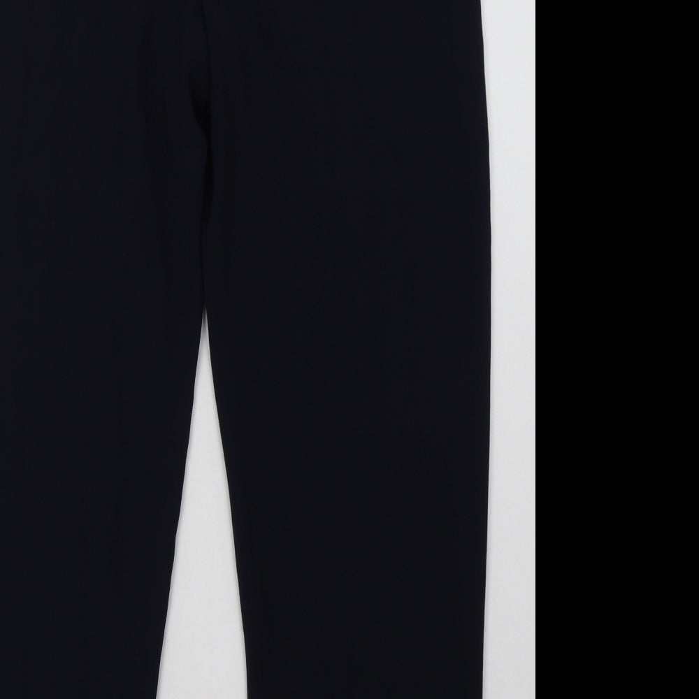 Just Elegance Womens Blue  Polyester Trousers  Size 14 L30 in Regular Button
