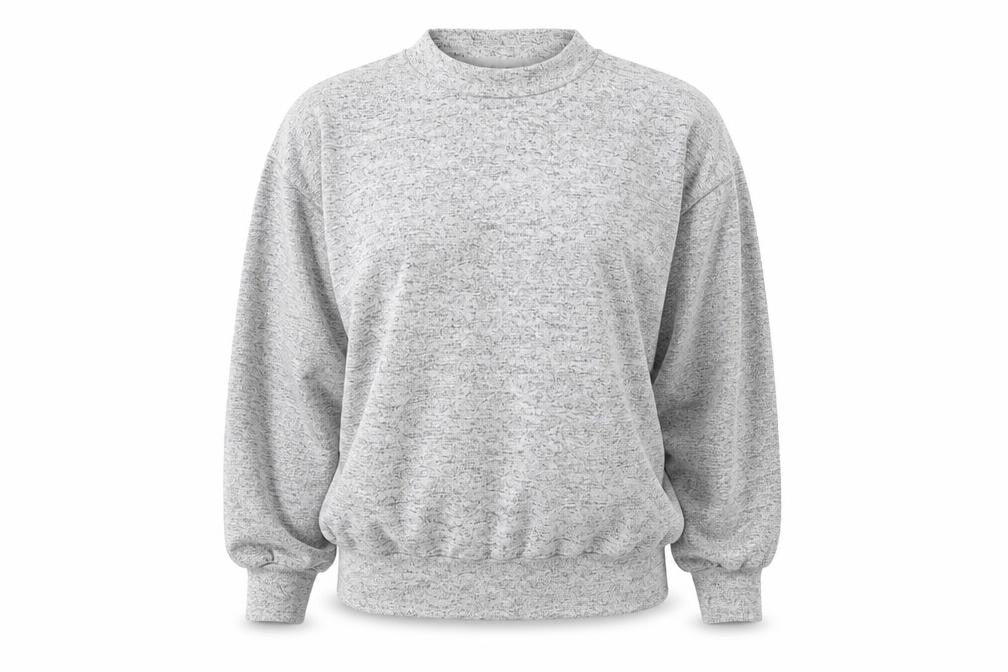 Primark Womens Grey High Neck  Viscose Pullover Jumper Size L   - Loungewear