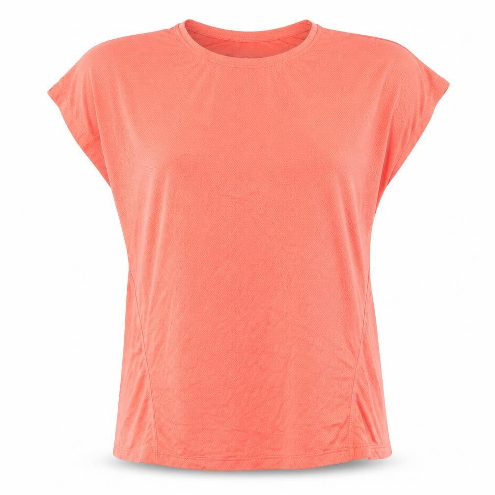 Workout Womens Pink  Polyester Basic Casual Size S Round Neck