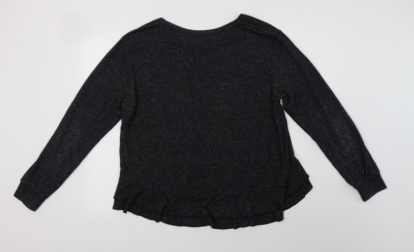 Very Womens Grey Solid Polyester Top Lounge Set Size 16