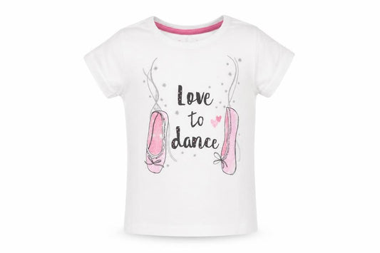 Primark Girls White  Cotton Basic T-Shirt Size 2-3 Years Crew Neck