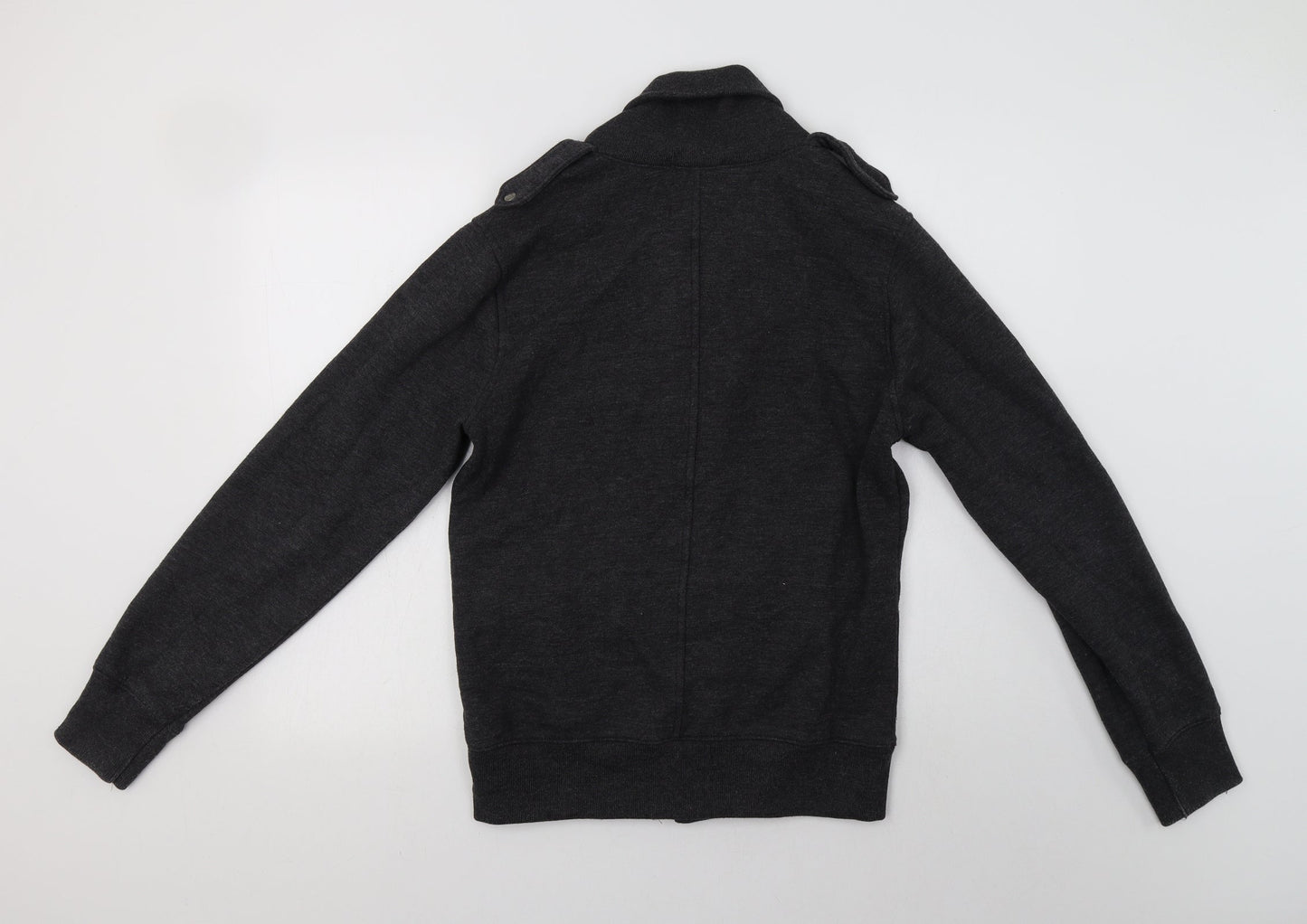 RVSD Mens Grey  Cotton Cardigan Sweatshirt Size S