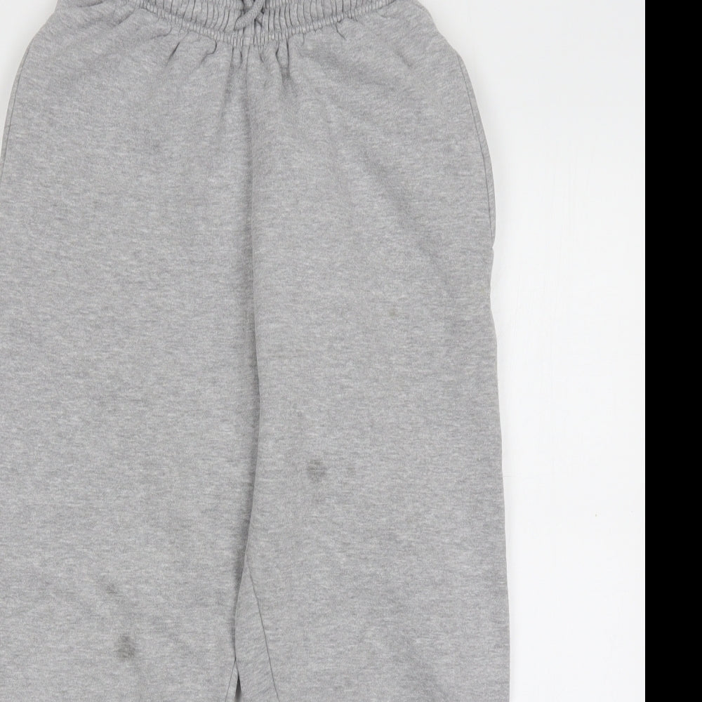 Preworn Womens Grey  Cotton Sweatpants Trousers Size 10 L24 in Regular