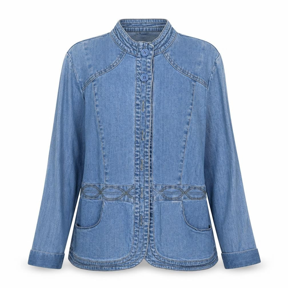 Cote Femme Womens Blue   Jacket  Size 12